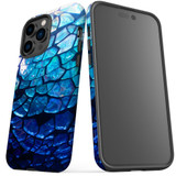 For iPhone 14 Pro Max Case Tough Protective Cover, Blue Mirror | iCoverLover Australia