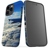 For iPhone 14 Pro Max Case Tough Protective Cover, Sky Clouds From Plane | iCoverLover Australia