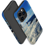 For iPhone 14 Pro Max Case Tough Protective Cover, Sky Clouds From Plane | iCoverLover Australia