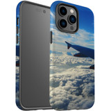 For iPhone 14 Pro Max Case Tough Protective Cover, Sky Clouds From Plane | iCoverLover Australia