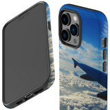 For iPhone 14 Pro Case Tough Protective Cover, Sky Clouds From Plane | iCoverLover Australia