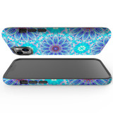 For iPhone 14 Plus Case Tough Protective Cover, Psychedelic Blues | iCoverLover Australia