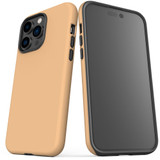 For iPhone 14 Pro Max Case Tough Protective Cover, Peach Orange | iCoverLover Australia