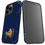 For iPhone 14 Pro Max Case Tough Protective Cover, Sagittarius Drawing | iCoverLover Australia