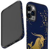 For iPhone 14 Pro Max Case Tough Protective Cover, Capricorn Drawing | iCoverLover Australia
