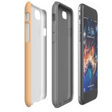 For Apple iPhone SE 5G (2022)/SE (2020)/8/7 Case, Protective Back Cover,Peach Orange | iCoverLover Australia