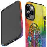 For iPhone 14 Pro Max Case Tough Protective Cover, Colourful Dreamcatcher | iCoverLover Australia