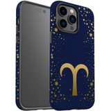 For iPhone 14 Pro Case Tough Protective Cover, Aries Sign | iCoverLover Australia