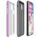 For iPhone XS/X Case, Protective Back Cover,Plum Purple | iCoverLover Australia