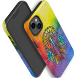 For iPhone 14 Case Tough Protective Cover, Colourful Dreamcatcher | iCoverLover Australia