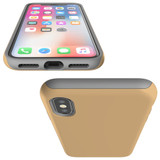 For iPhone XS/X Case, Protective Back Cover,Rose Gold | iCoverLover Australia