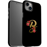 For iPhone 14 Plus Case Tough Protective Cover, Embellished Letter B | iCoverLover Australia