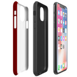 For iPhone 11 Pro Case, Protective Back Cover,Maroon Red | iCoverLover Australia
