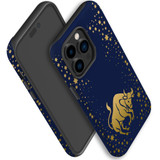 For iPhone 14 Pro Case Tough Protective Cover, Taurus Drawing | iCoverLover Australia