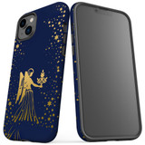 For iPhone 14 Case Tough Protective Cover, Virgo Drawing | iCoverLover Australia