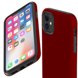For iPhone 11 Case, Protective Back Cover,Maroon Red | iCoverLover Australia