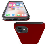For iPhone 11 Case, Protective Back Cover,Maroon Red | iCoverLover Australia