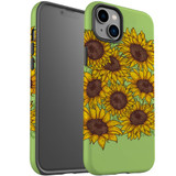For iPhone 14 Plus Case Tough Protective Cover, Sunflowers | iCoverLover Australia