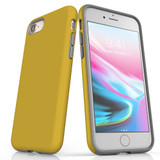 For Apple iPhone SE 5G (2022)/SE (2020)/8/7 Case, Protective Back Cover,Metallic Gold | iCoverLover Australia