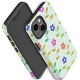 For iPhone 13 mini Case, Protective Back Cover, Colourful Flowers | iCoverLover Australia