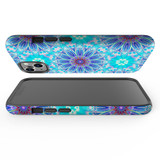 For iPhone 13 Case, Protective Back Cover, Psychedelic Blues | iCoverLover Australia