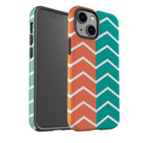 For iPhone 13 mini Case, Protective Back Cover, Colourful Zigzag | iCoverLover Australia