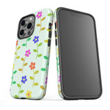 For iPhone 13 Pro Max Case, Protective Back Cover, Colourful Flowers | iCoverLover Australia
