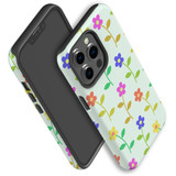 For iPhone 13 Pro Case, Protective Back Cover, Colourful Flowers | iCoverLover Australia