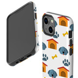 For iPhone 13 mini Case, Protective Back Cover, Dog Houses | iCoverLover Australia