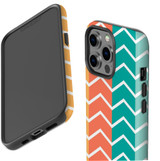 For iPhone 13 Pro Max Case, Protective Back Cover, Colourful Zigzag | iCoverLover Australia