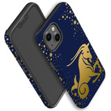 For iPhone 13 Case, Protective Back Cover, Capricorn Drawing | iCoverLover Australia