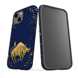 For iPhone 13 mini Case, Protective Back Cover, Taurus Drawing | iCoverLover Australia