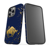 For iPhone 13 Pro Case, Protective Back Cover, Taurus Drawing | iCoverLover Australia