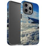 For iPhone 13 Pro Case, Protective Back Cover, Sky Clouds From Plane | iCoverLover Australia