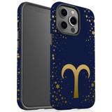 For iPhone 13 Pro Case, Protective Back Cover, Aries Sign | iCoverLover Australia
