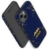For iPhone 13 Case, Protective Back Cover, Aquarius Sign | iCoverLover Australia