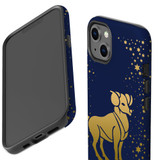 For iPhone 13 Case, Protective Back Cover, Aries Drawing | iCoverLover Australia