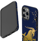 For iPhone 13 Pro Max Case, Protective Back Cover, Capricorn Drawing | iCoverLover Australia