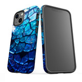 For iPhone 13 mini Case, Protective Back Cover, Blue Mirror | iCoverLover Australia