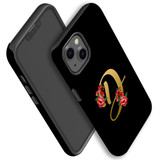 For iPhone 13 Case, Protective Back Cover, Embellished Letter D | iCoverLover Australia