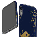 For iPhone XR Case, Protective Back Cover, Taurus Drawing | iCoverLover Australia