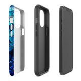 For iPhone 13 Pro Case, Protective Back Cover, Blue Mirror | iCoverLover Australia
