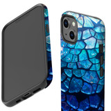 For iPhone 13 Case, Protective Back Cover, Blue Mirror | iCoverLover Australia