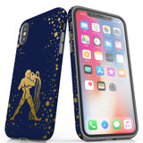 For iPhone XS Max Case, Protective Back Cover, Aquarius Drawing | iCoverLover Australia