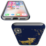 For iPhone XS/X Case, Protective Back Cover, Aries Drawing | iCoverLover Australia