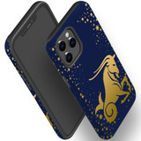 For iPhone 12 Pro Max Case, Protective Back Cover, Capricorn Drawing | iCoverLover Australia