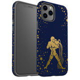 For iPhone 12 Pro Max Case, Protective Back Cover, Aquarius Drawing | iCoverLover Australia