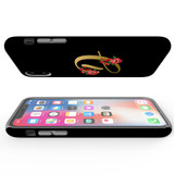 For iPhone XS/X Case, Protective Back Cover, Embellished Letter D | iCoverLover Australia