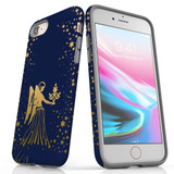 For Apple iPhone SE 5G (2022)/SE (2020)/8/7 Case, Protective Back Cover, Virgo Drawing | iCoverLover Australia