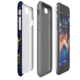 For Apple iPhone SE 5G (2022)/SE (2020)/8/7 Case, Protective Back Cover, Capricorn Drawing | iCoverLover Australia